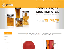 Tablet Screenshot of galleria77.com.br